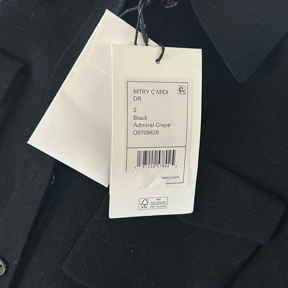 Theory Multi Media MIDI Dress - Picture 3 of 7